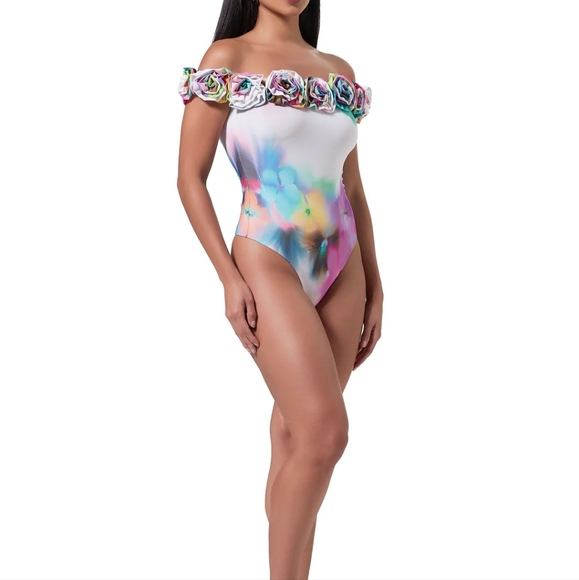 AFRM Solange Rosette Bodysuit - Picture 3 of 13